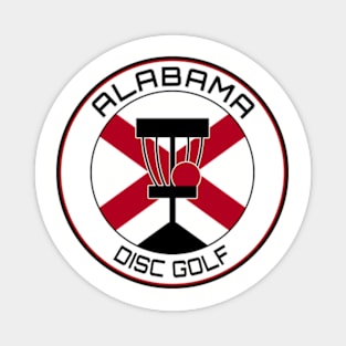 Alabama Disc Golf State Flag Magnet